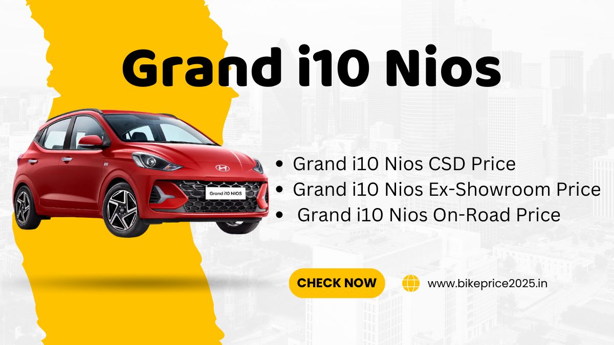 Grand i10 Nios Car CSD Price List 2025