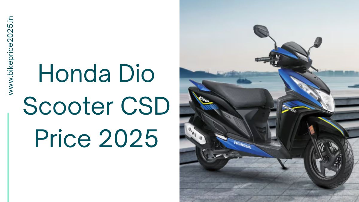 Honda Dio Scooter CSD Price 2025