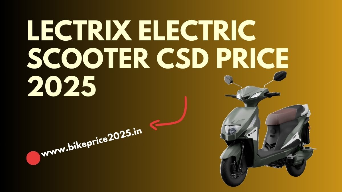 Lectrix Electric Scooter CSD Price List 2025
