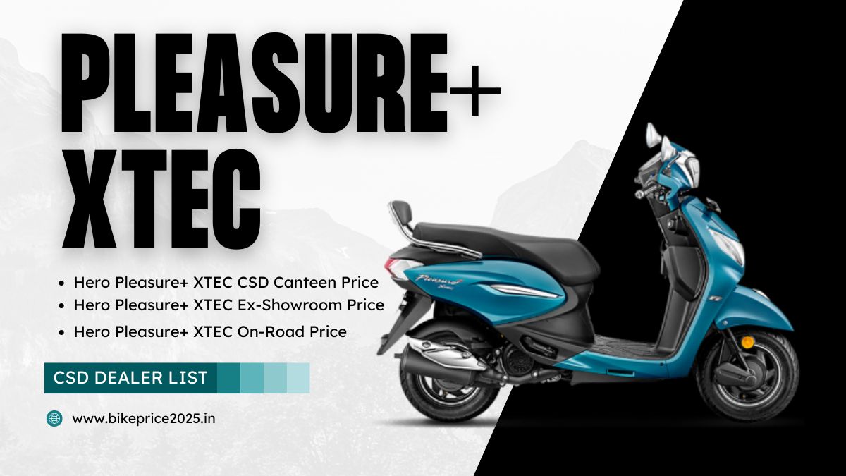 Pleasure+ XTEC Scooter CSD Price List 2025