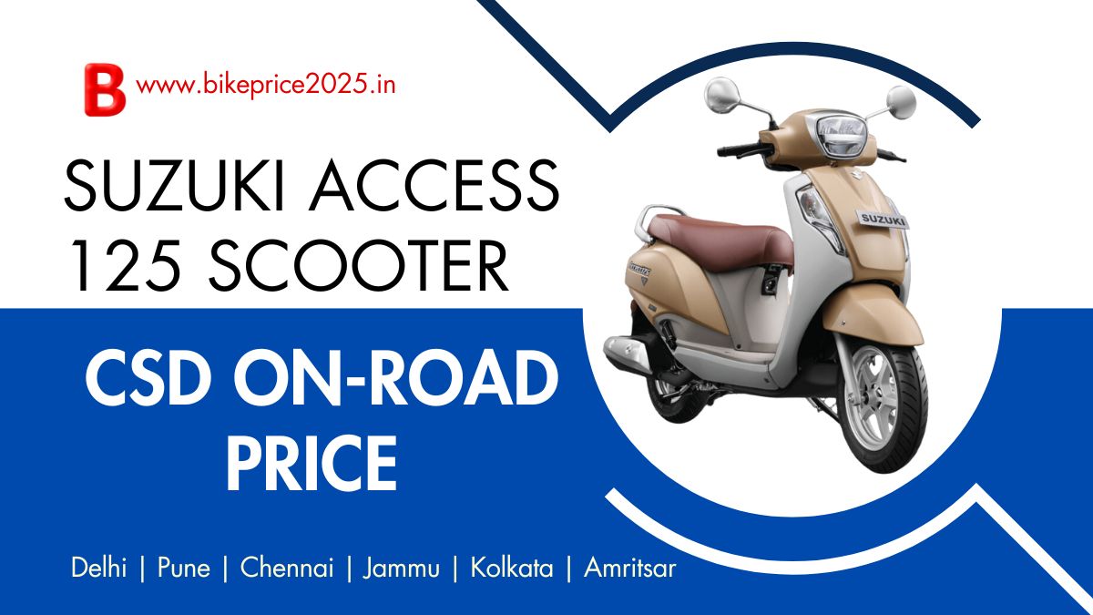 Suzuki Access 125 Scooter CSD Price List 2025